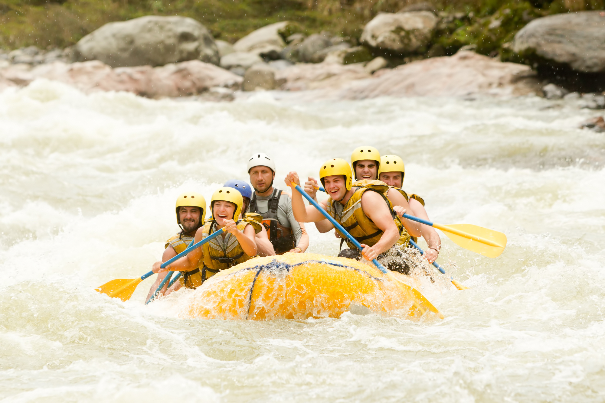 Odlična aktivnost na goriškem je rafting Bovec